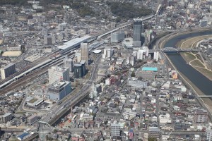 Kumamoto station area redevelopment